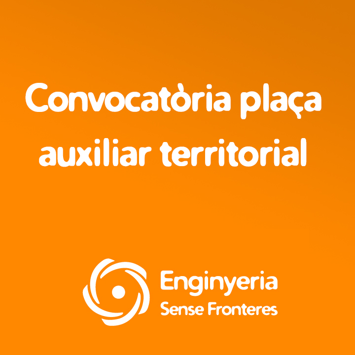 Convocatòria plaça auxiliar territorial