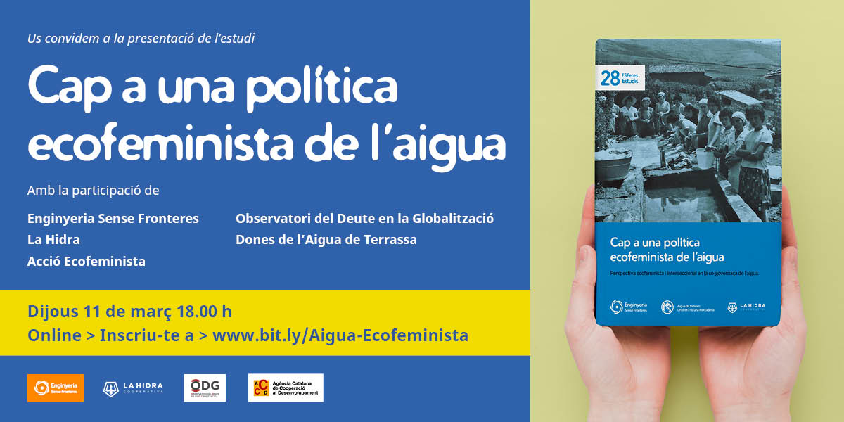 Presentem l’estudi “Cap a una política ecofeminista de l’aigua”