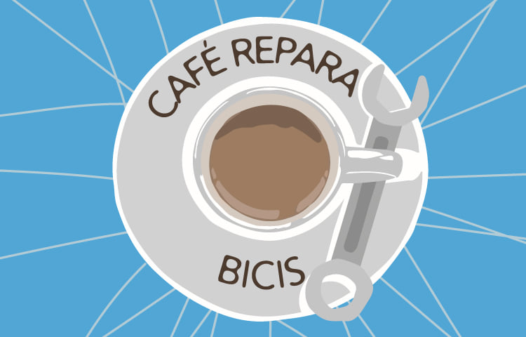 Café repara de bicis
