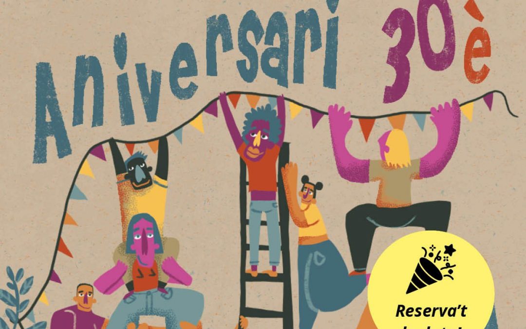 Reserva la data! 5 de novembre gran festa a Can Batlló amb motiu del 30è aniversari d’ESF!