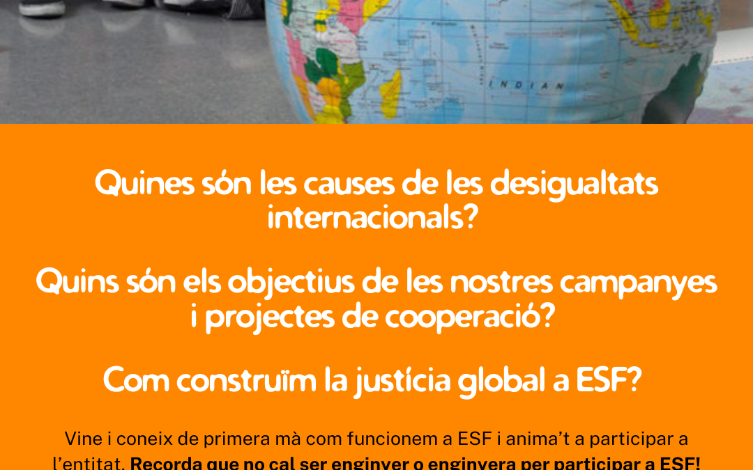 Xerrada | Com construïm la justícia global a ESF?