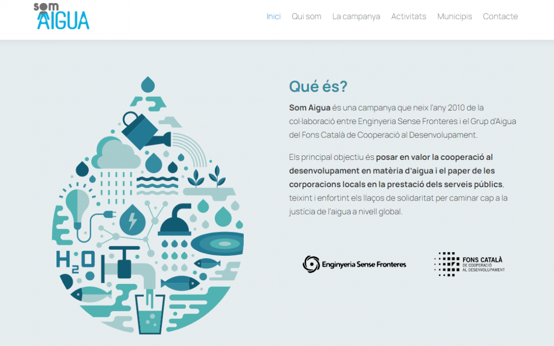 ¡Presentamos la nueva web de la campaña Som Aigua!