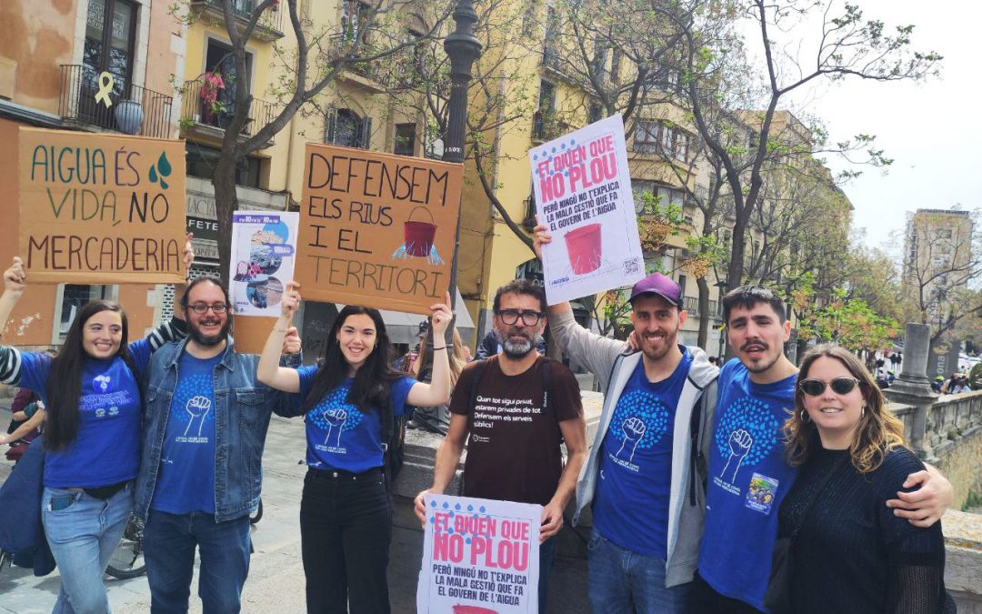 Movilización en Girona en defensa de los ríos y el territorio