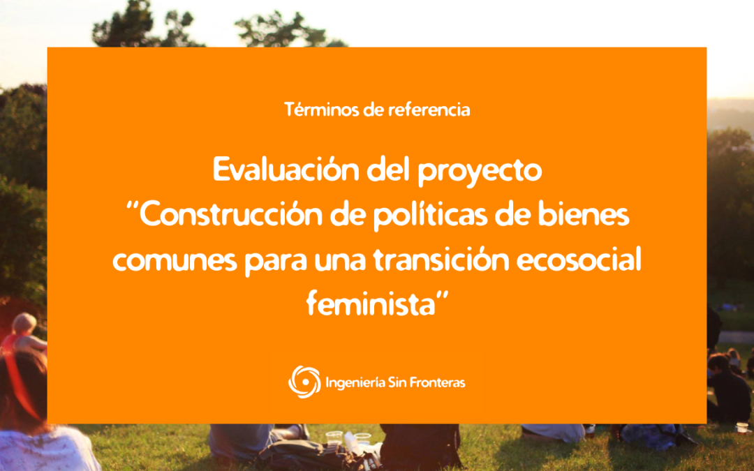 Términos de referencia: Evaluación del proyecto “Construcción de políticas de bienes comunes para una transición ecosocial feminista”