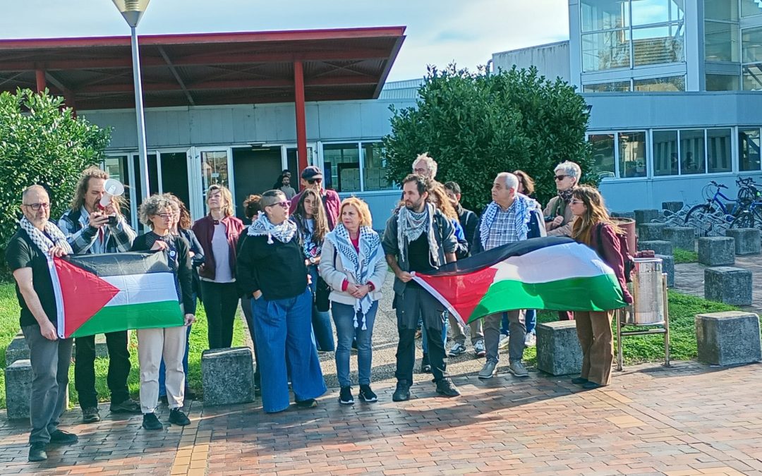 Jornada por Palestina en la EPI de Gijón.