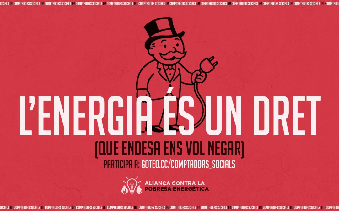 ESF donem suport a la campanya de l’APE per desbloquejar els comptadors socials i defensar el dret a l’energia