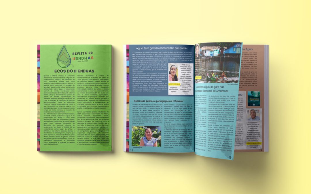 Ya está disponible la Revista del II ENDHAS: defendiendo el agua y el saneamiento como derechos humanos