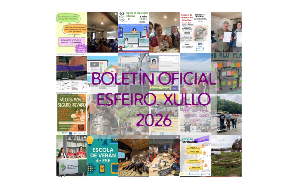 Boletín Oficial ESFeiro: xullo 2026