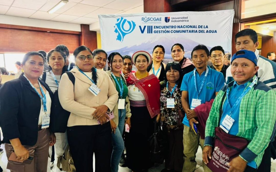 La gestión comunitaria del agua reivindica su espacio en el debate nacional en Ecuador